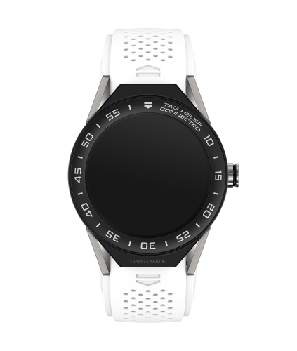 TAG Heuer Carrera Connected Modular 45 Titanium / Ceramic / White Rubber